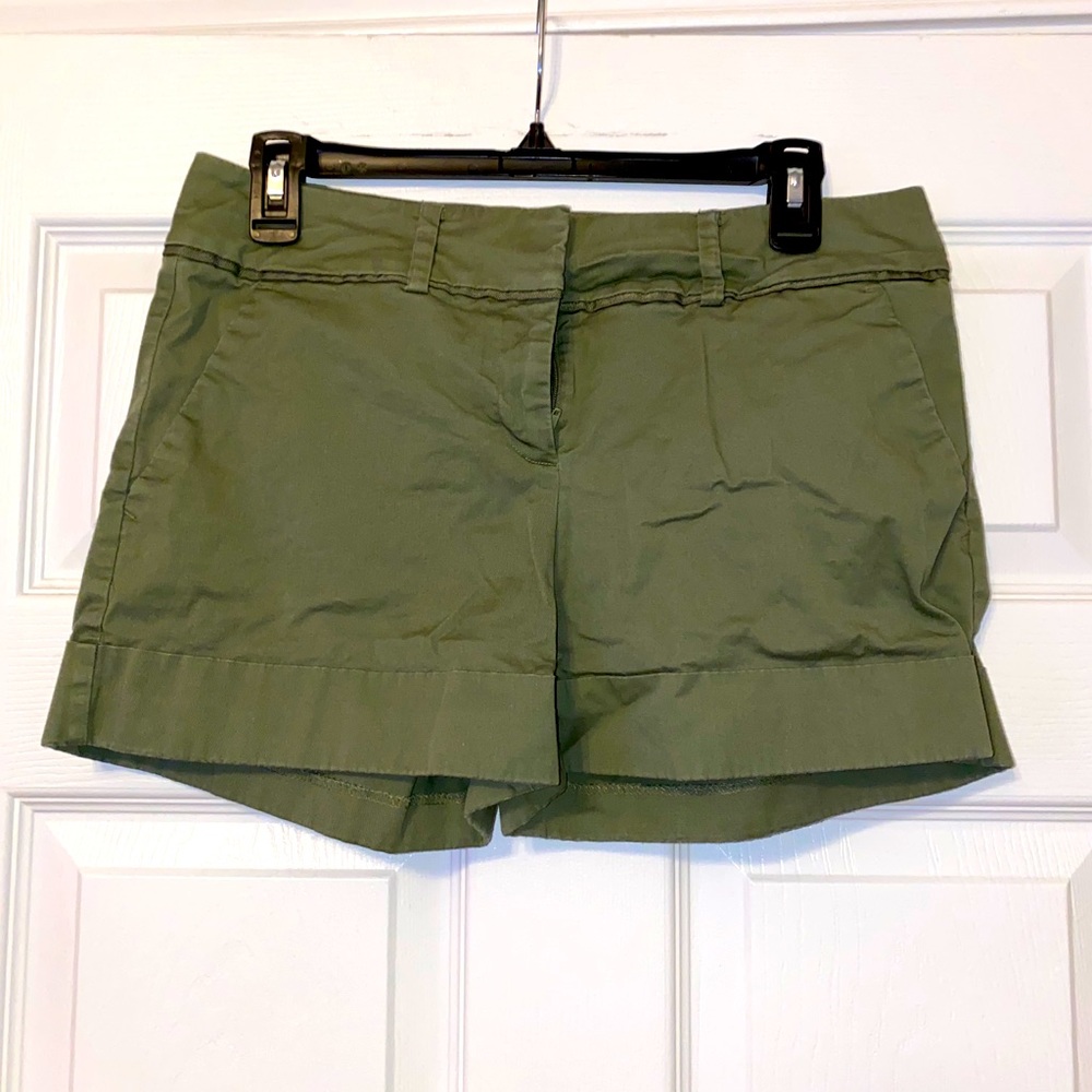 Olive green shorts
